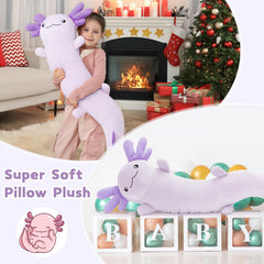 MaoGoLan gift-ready axolotl plush ideal for birthdays and holidays.