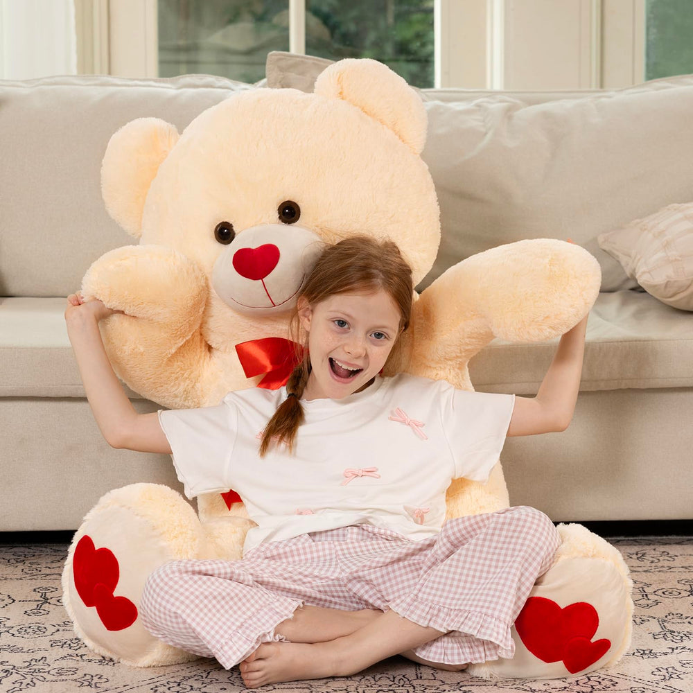 MaoGoLan teddy bear heart nose detail enhances adorable charm
