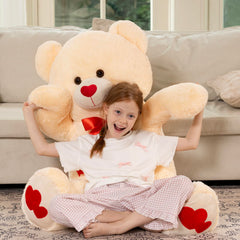 MaoGoLan teddy bear heart nose detail enhances adorable charm