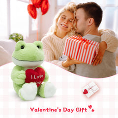 MaoGoLan plush frog on a desk adds whimsy and comfort to workspaces.