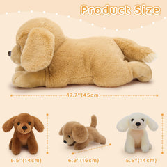 MaoGoLan puppy plush-2 close-up highlights squishy, huggable texture.