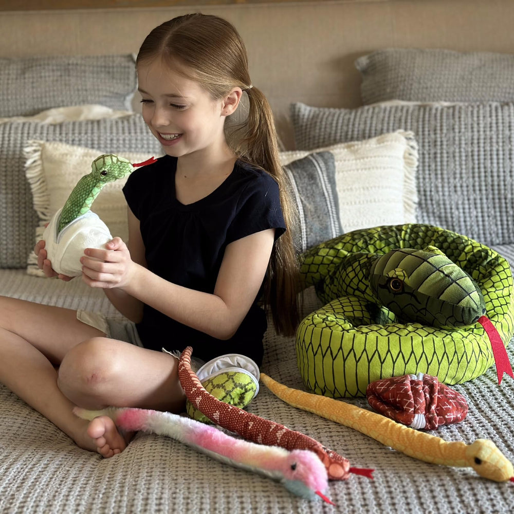 MaoGoLan snake belly zipper storage for easy toy organization.