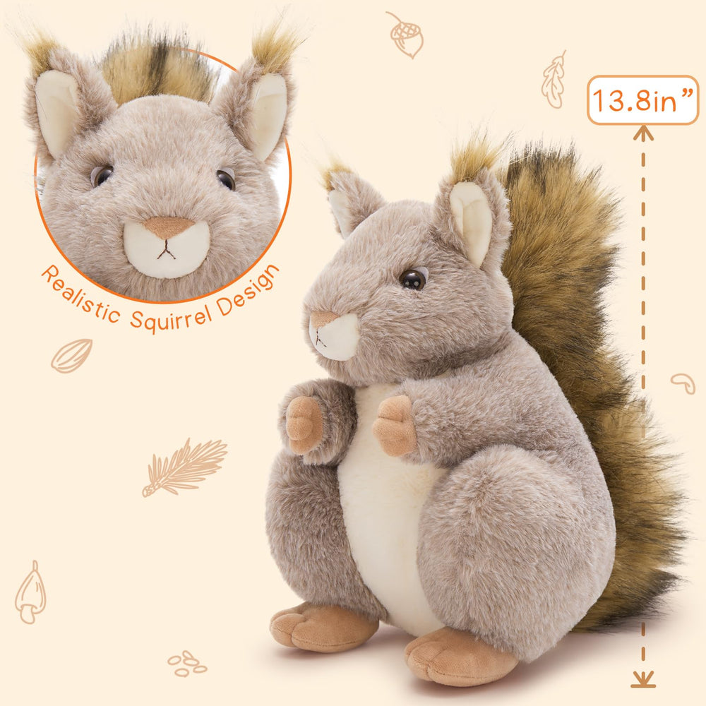 MaoGoLan imaginative play with squirrel plush set for kids.