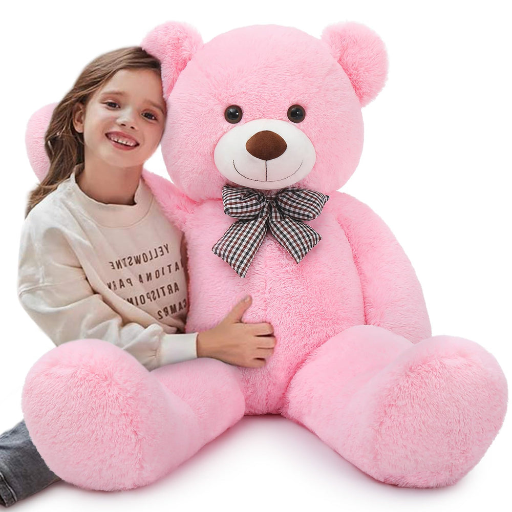 MaoGoLan pink teddy bear for Valentine's Day gift.