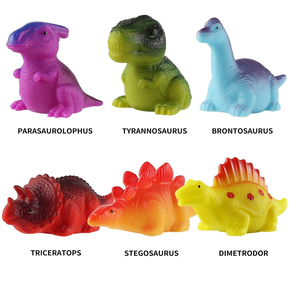 Mapixo bath-time dinosaurs in action for imaginative play.