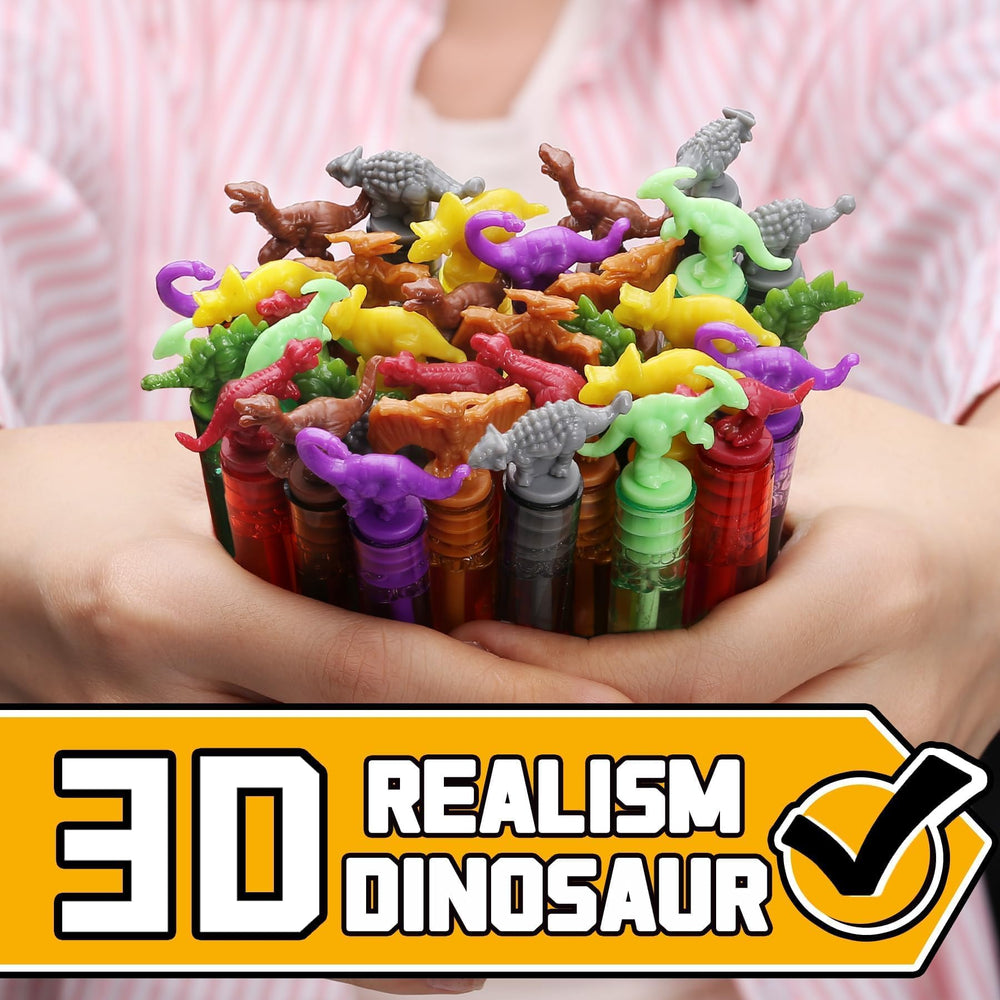MAPIXO dinosaur bubbles wands safety tested and non-toxic liquid