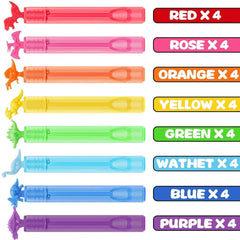 MAPIXO neon color bubble wands create bright, eye-catching play during outdoor parties.