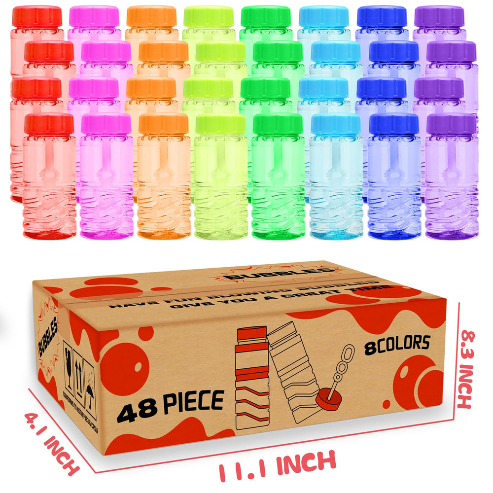 Mapixo bubble wand attached to the cap enables easy, spill-free blowing.