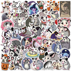 MAQIYI possum stickers suitable for multiple surfaces with long-lasting color.