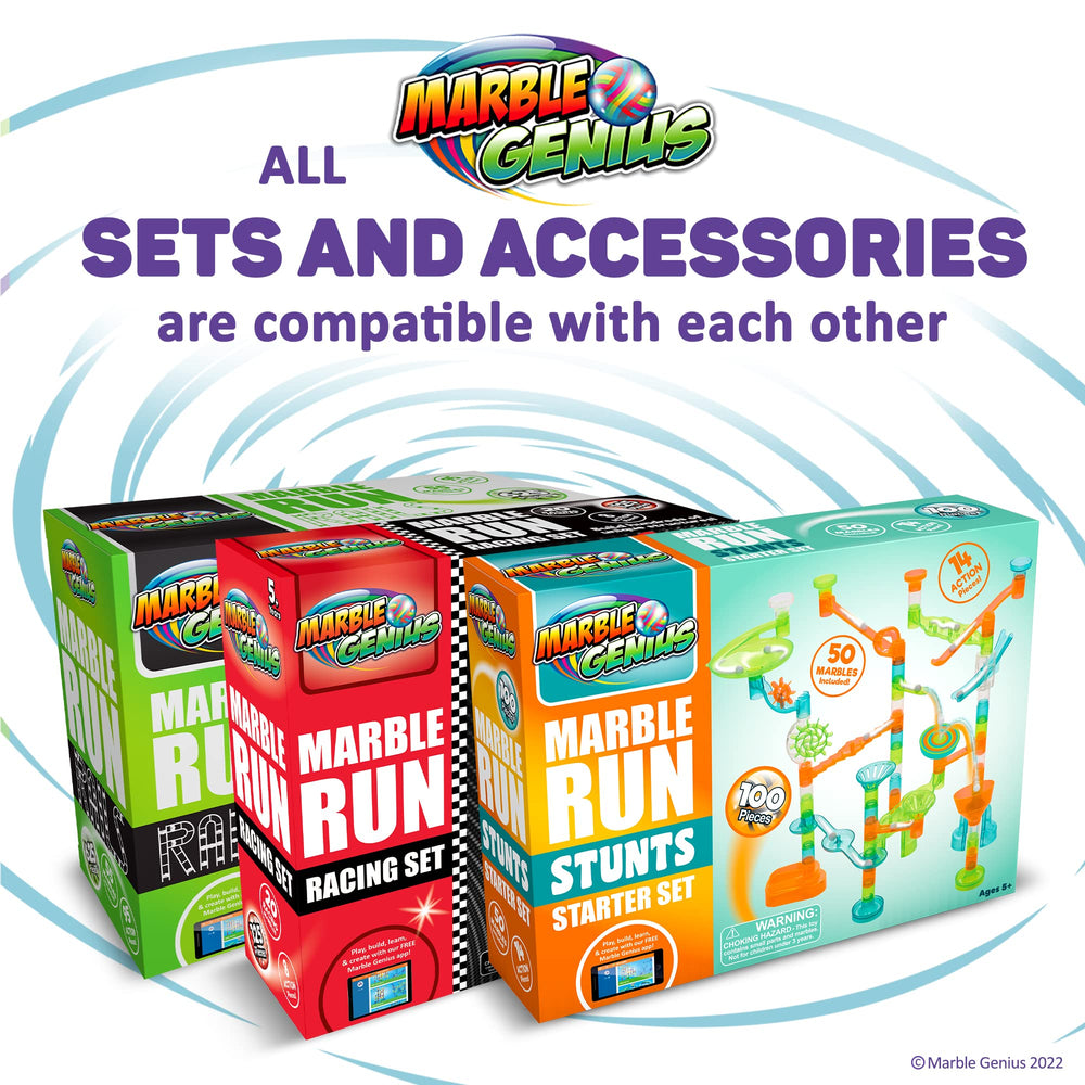 Marble Genius family marble race fun for kids.