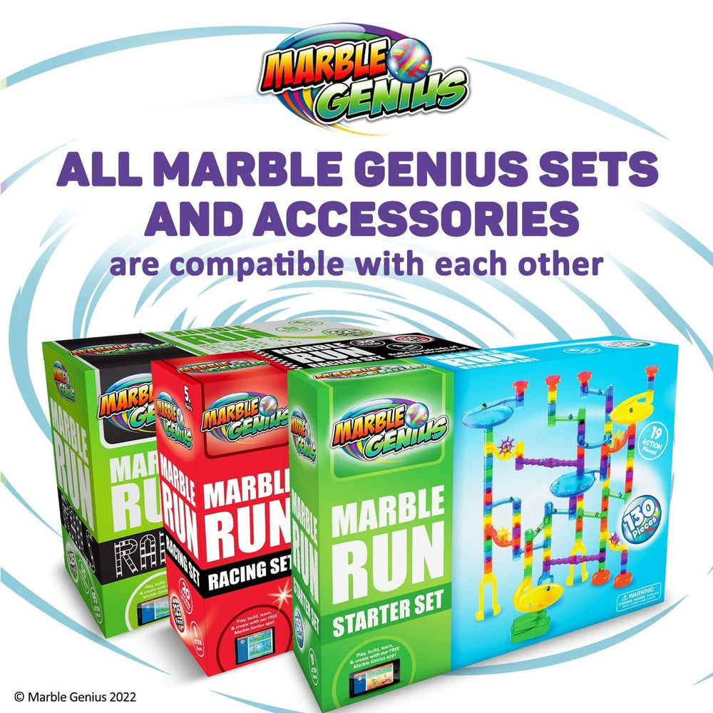 Holiday gift-ready Marble Genius set for curious kids and builders.