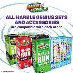 Marble Genius Marble Run Extreme Set storage tray keeps pieces organized