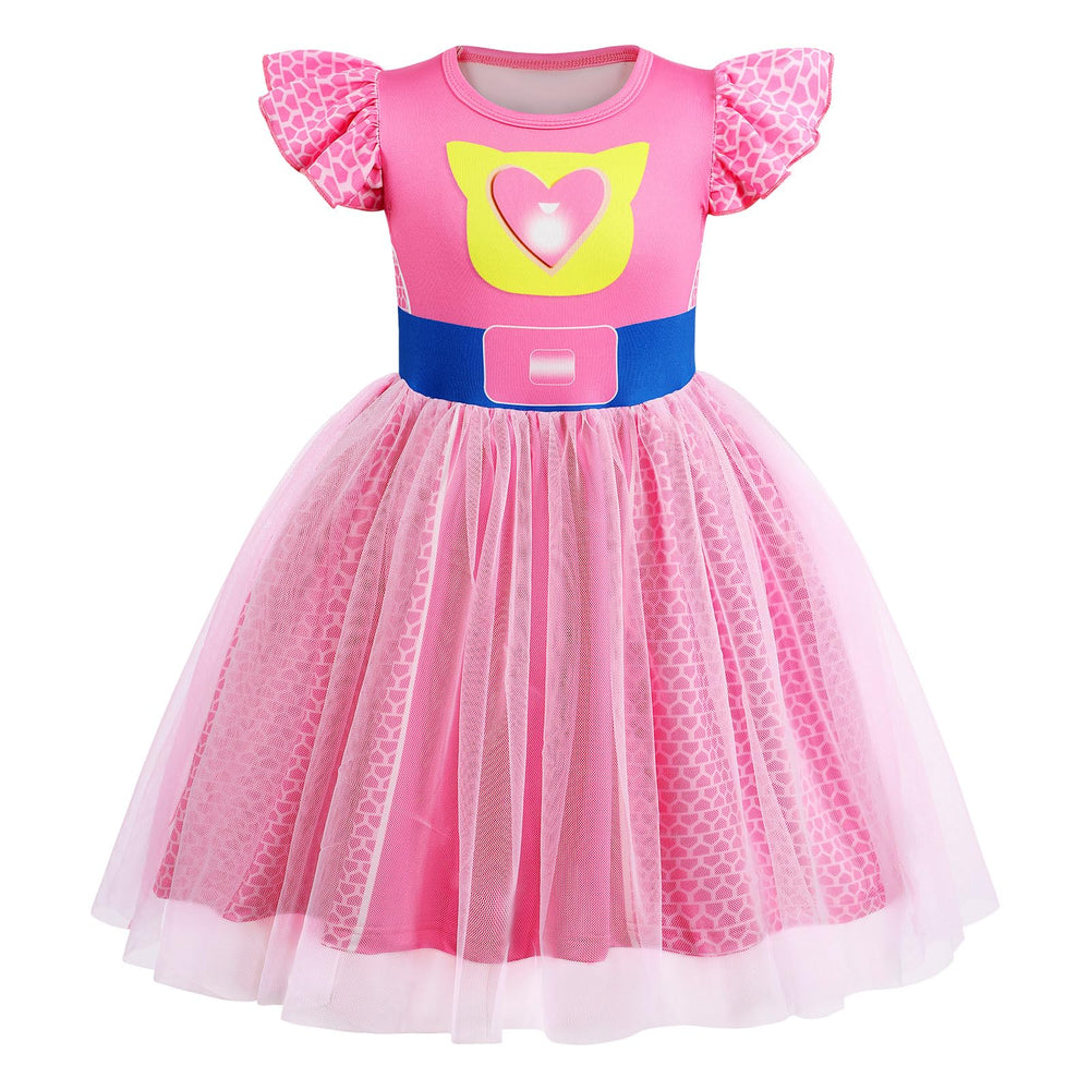 Marendyee girls costume dress in Halloween style with soft, breathable fabric; great for comfortable wear