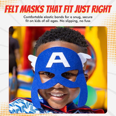 Maribus-FL two-sided cape in action offers versatile costume options