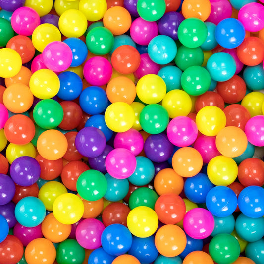 Markdang ball pit balls in eight colors for colorful, easy-to-grab play.