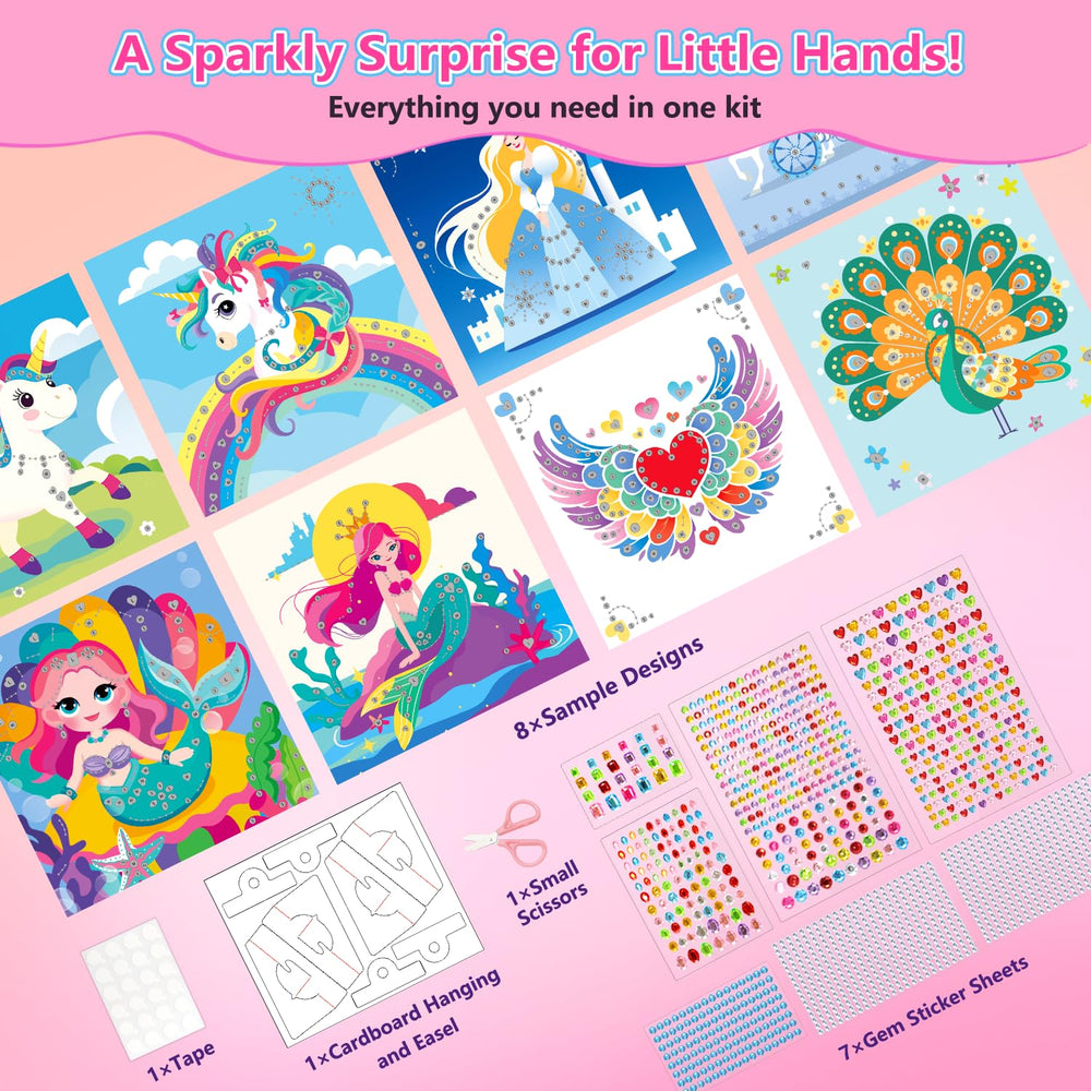 Marlrin bright princess and unicorn sticker sheets inspire colorful creativity