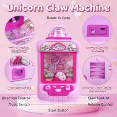 Marlrin unicorn design on the candy grabber creates a magical, visually appealing centerpiece.