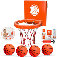 MARPPY bath toy basketball hoop with suction cups for tub play and coordination