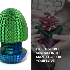 Marsaball 3D-Printed Egg Maze Design adds modern style to gift packaging