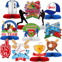 Marspark baseball centerpiece with dual print for vibrant table decor