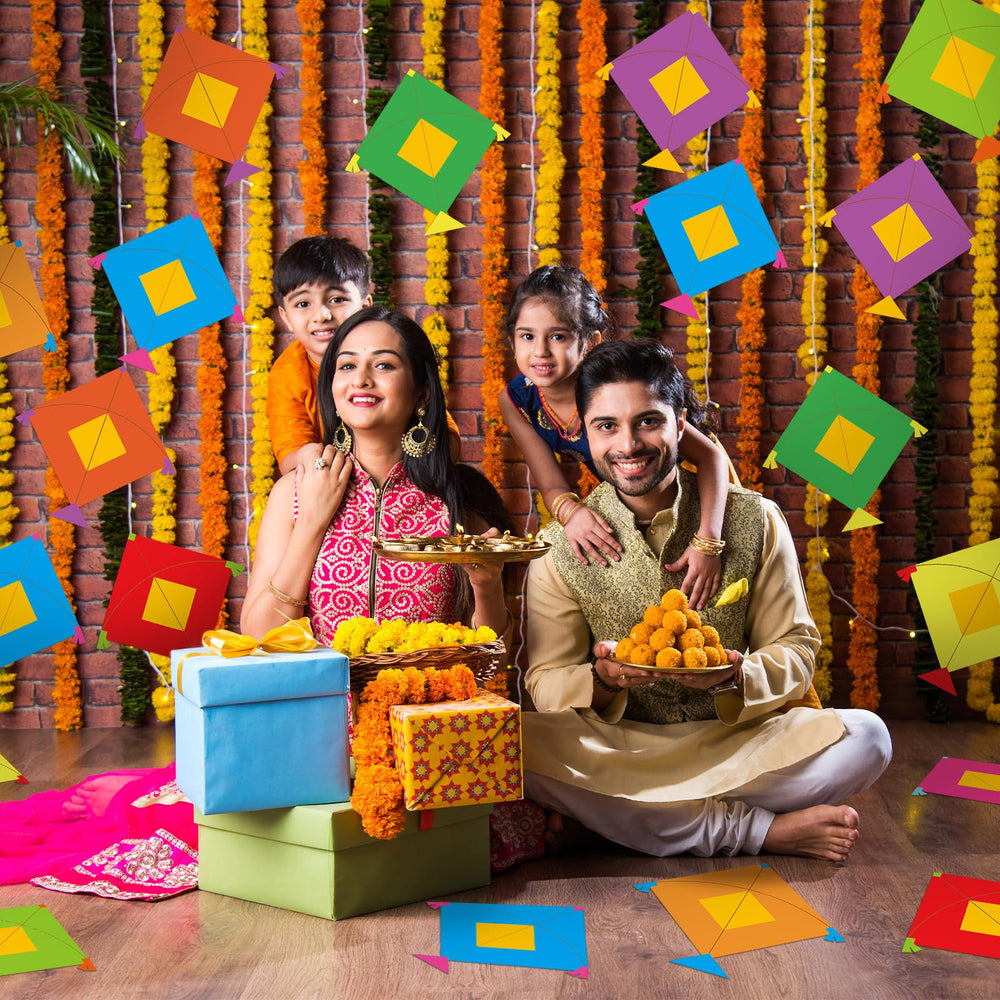 Vibrant Marspark festival kites for Lohri celebrations and cultural events.