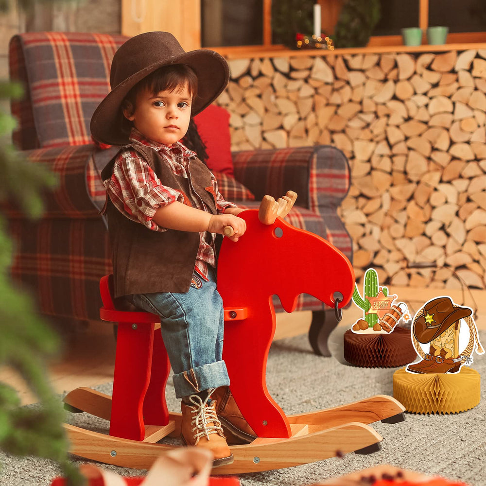 Marspark table centerpiece setup is quick to assemble for any Western style