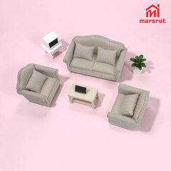 Marsrut dollhouse furniture packaging suitable for gifting and display