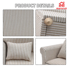 Marsrut mini sofa detail with cushions adds realism to a room