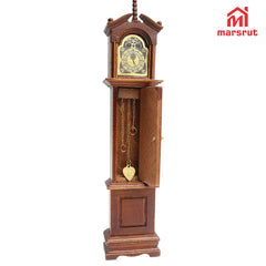 Marsrut Victorian dollhouse clock detail showcases fine craftsmanship.