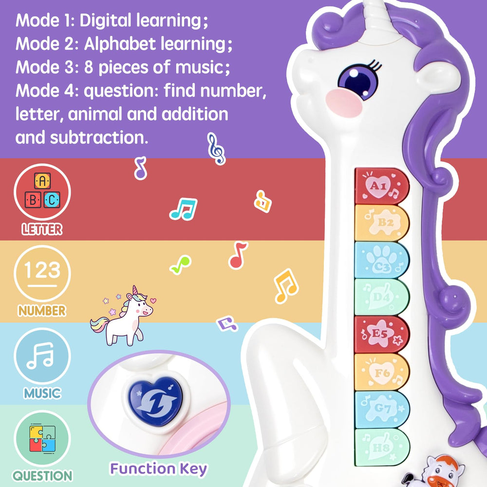 Marstone quiz mode toy helps toddlers practice numbers, letters, and animals