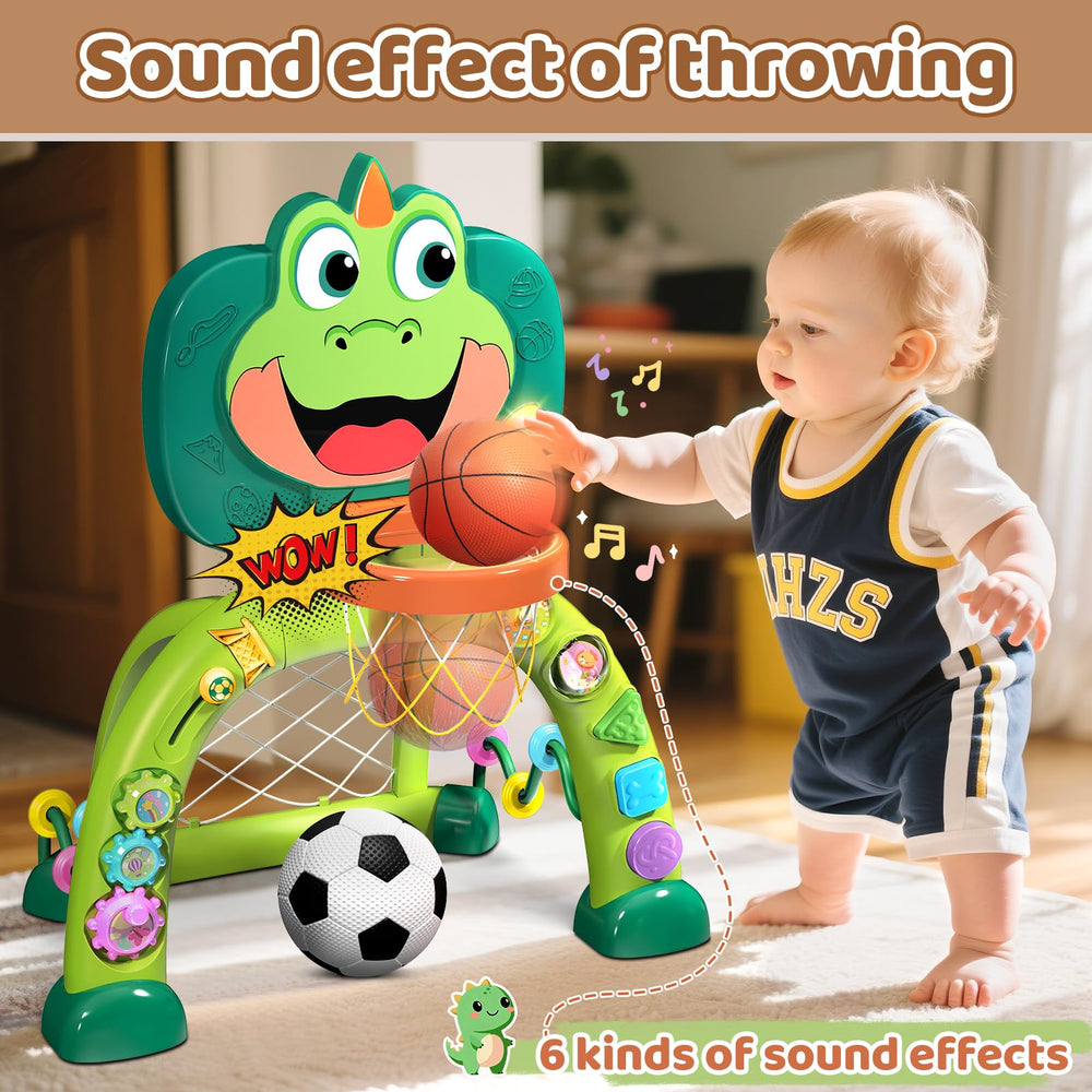 Marstone sensory lights and sounds stimulate early learning during play.