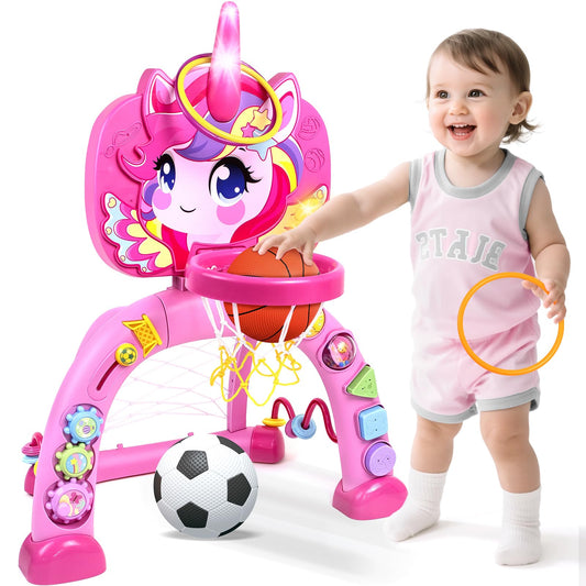 Marstone toddler sports center close up on basketball hoop for active play and coordination