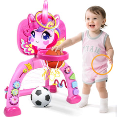 Marstone toddler sports center close up on basketball hoop for active play and coordination