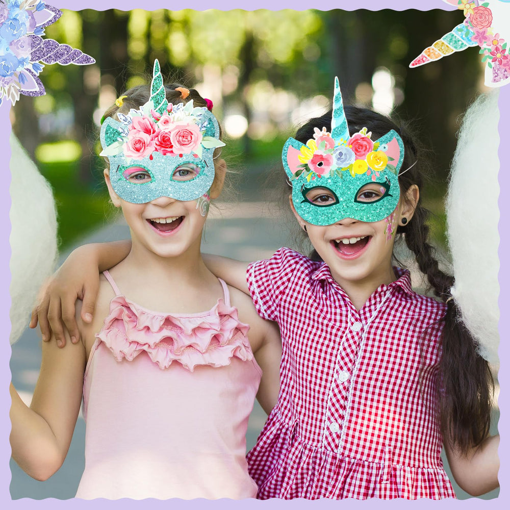 Marsui unicorn face masks are kid-friendly and lightweight for easy use