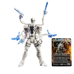 Agent Anti-Venom figure with unmasked head for display variety.
