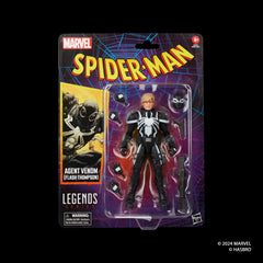 Marvel Agent Venom: poseable figure for dynamic shelf poses.