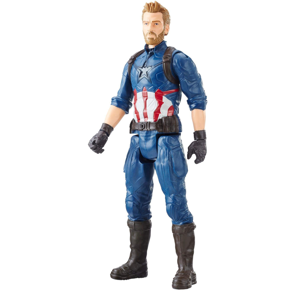 Marvel Captain America 12-inch figure front view for imaginative play