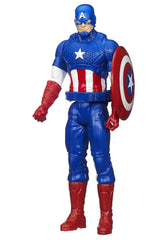 Marvel Captain America 12-inch figure with shield for imaginative play and display.