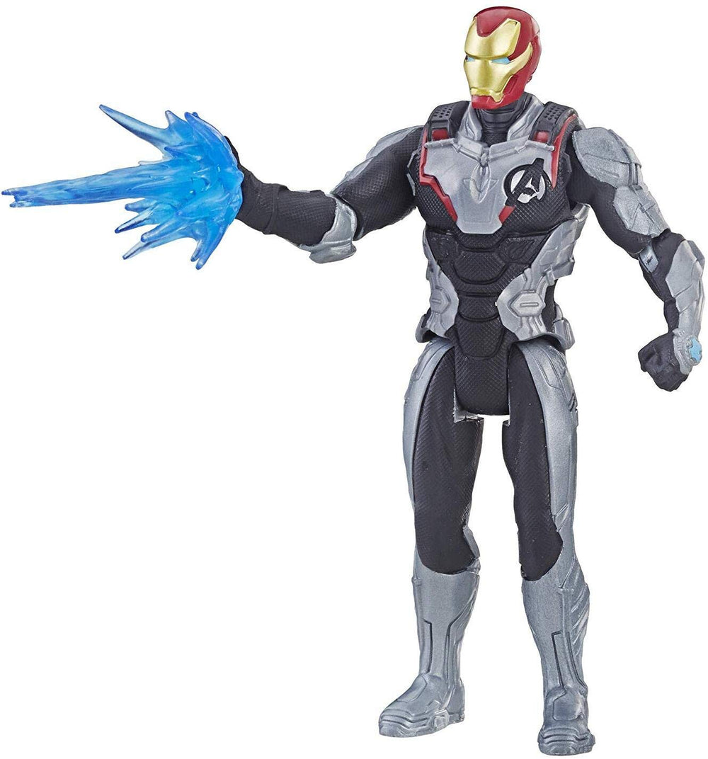 Marvel Avengers Endgame Iron Man 6-inch team suit figure, ideal for display.