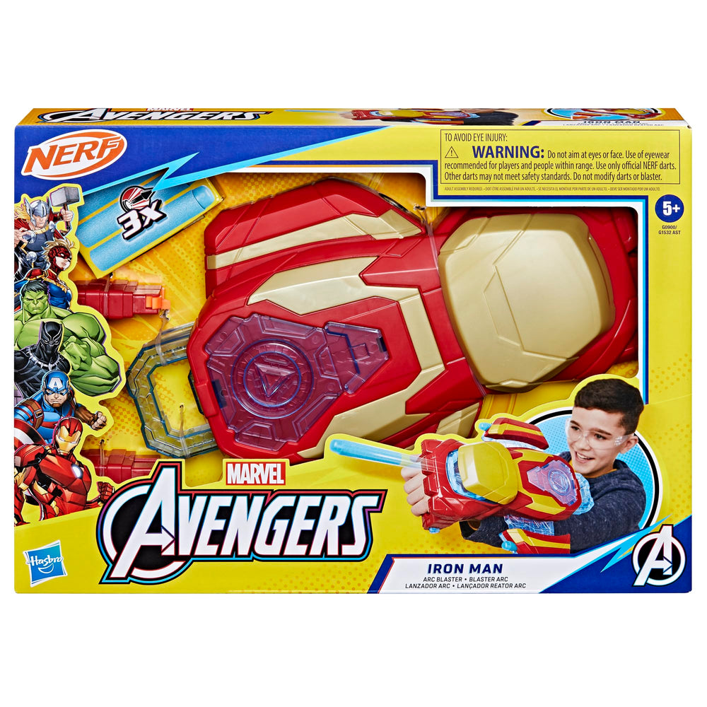 Marvel Avengers Iron Man Arc Blaster priming handle ready for action