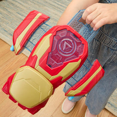 Marvel Avengers Iron Man Arc Blaster side shot shows portable play