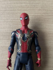 Iron Spider suit detail showcases authentic movie-inspired texture and design.