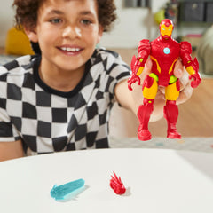 Red punch part included with Marvel Avengers MixMashers Iron Man mashups