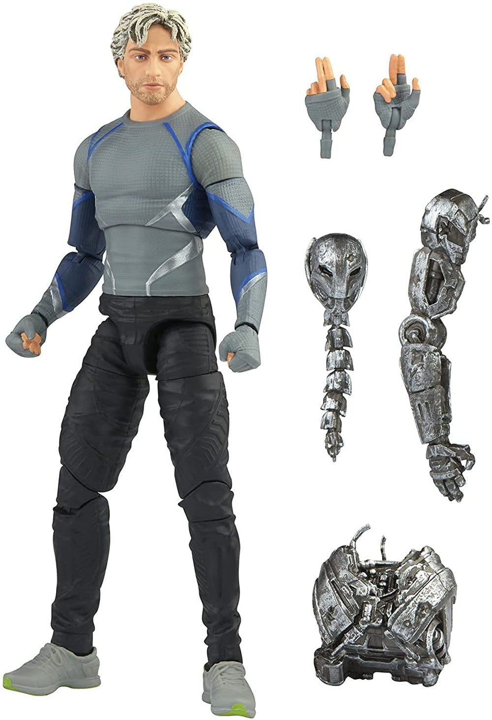 Marvel Avengers Quicksilver figure front view for dynamic display