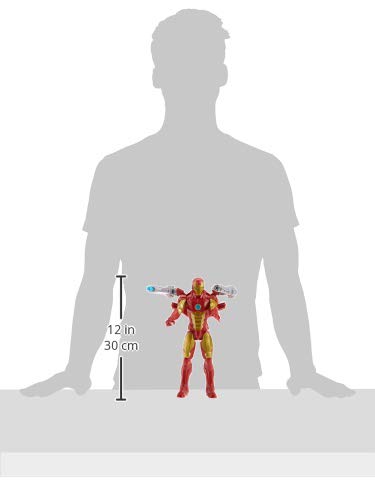 Blast Gear projectile shown with Iron Man figure for quick-fire action