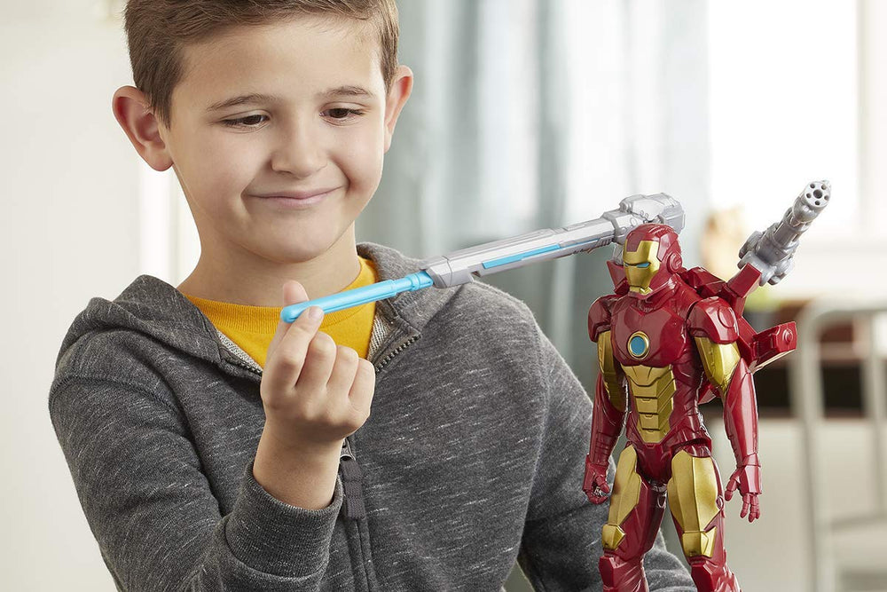 Packaging image of Iron Man Titan Hero Blast Gear figure