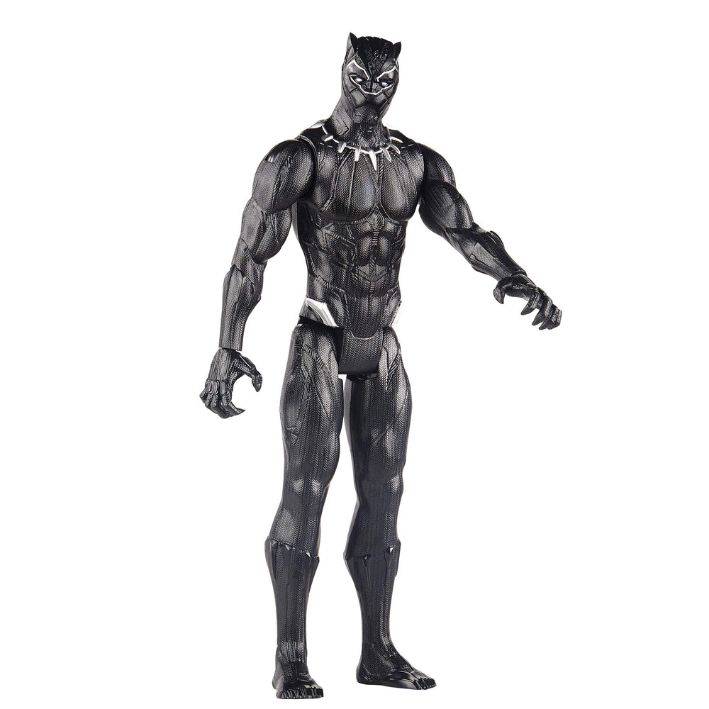 Marvel Black Panther 12-inch figure performing claw-swing action during play