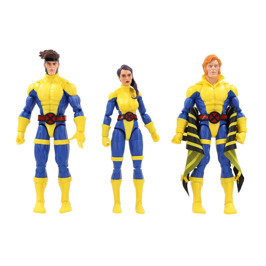 Marvel Banshee figure front view with sonic scream head accessory for dynamic display