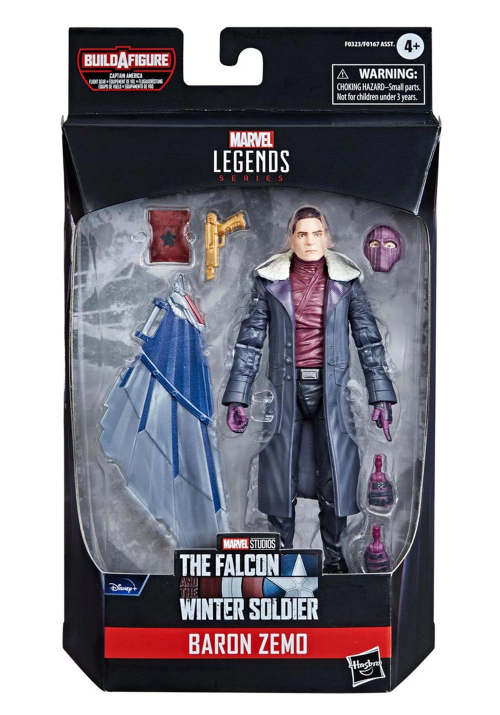 Marvel Baron Zemo 6-inch figure detailed paint and texture for collector display