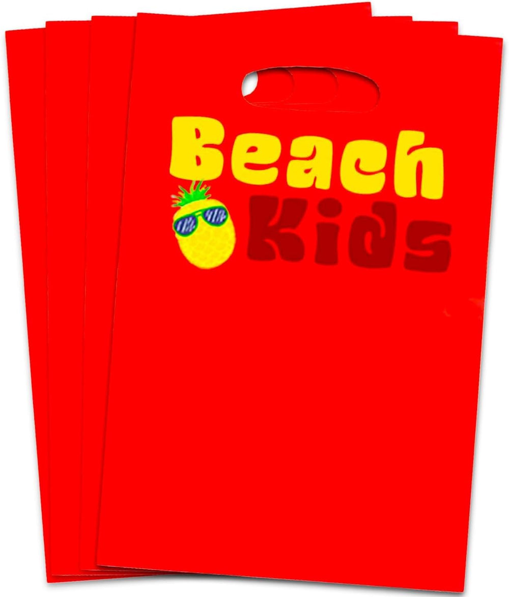 Marvel Beach Kids loot bags for Avengers birthday parties